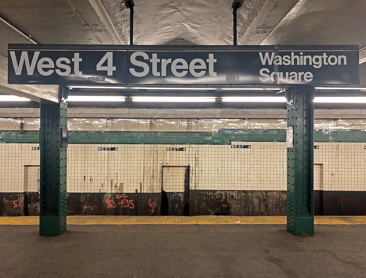 محطة مترو شارع ويست الرابع في نيويورك