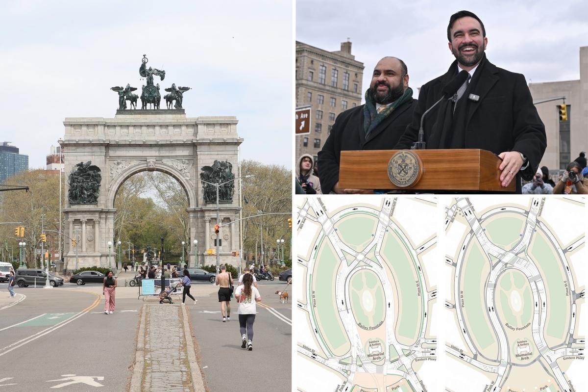 نيويورك تغلق طريقًا عند غراند آرمي بلازا لربطها ببروسبكت بارك وسط مخاوف مرورية