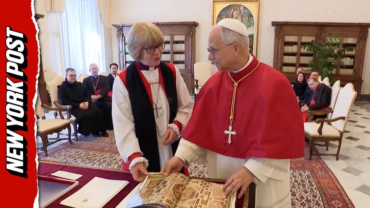 البابا ليو ورئيسة أساقفة كانتربري يصلّيان معًا في الفاتيكان لأول مرة