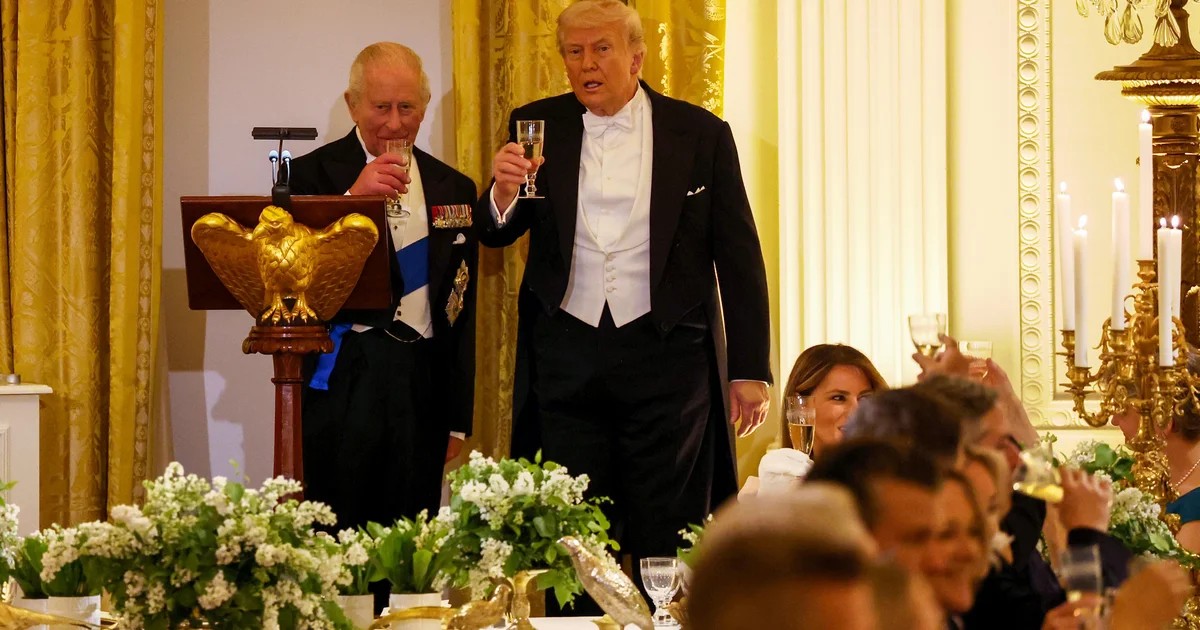 تشارلز وترامب يؤكدان متانة التحالف الأميركي البريطاني في مأدبة بالبيت الأبيض