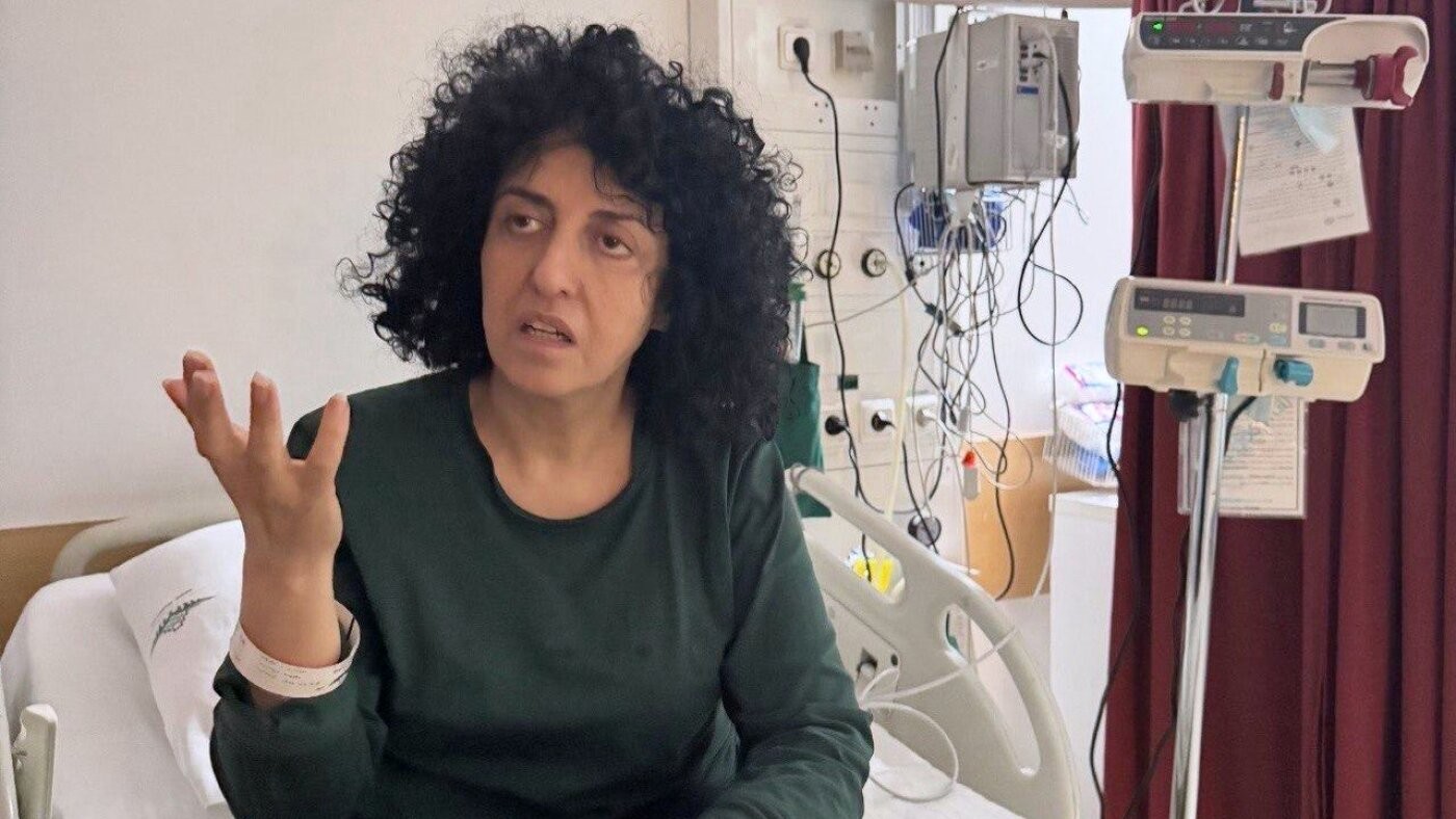 نقل الناشطة الإيرانية الحائزة على نوبل نرجس محمدي إلى مستشفي في طهران بعد تدهور صحتها