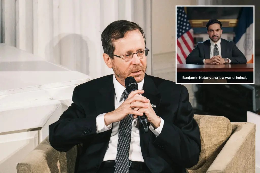 الرئيس الإسرائيلي يهاجم ممداني بسبب دعوته إلى اعتقال نتنياهو ويحذّر من «خطاب معادٍ للسامية»