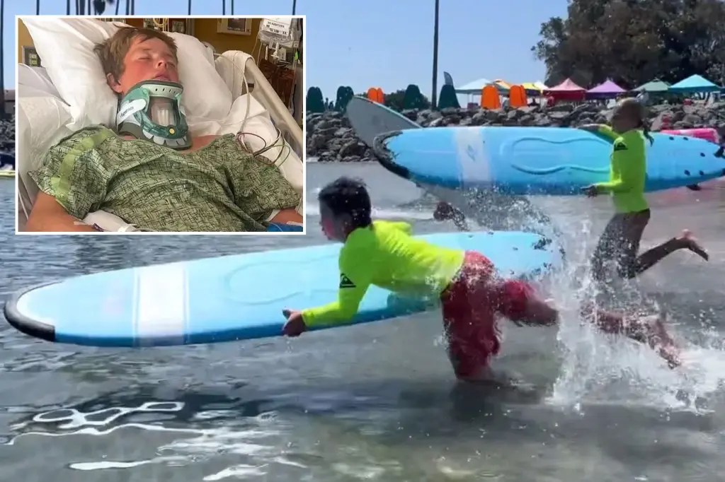 إصابة حارس إنقاذ شاب في سان دييغو بشللٍ في العمود الفقري خلال تدريب بحري