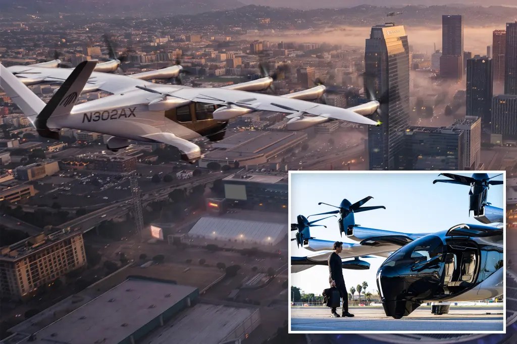 آرتشر وAEG تخططان لأول مهبط سيارات أجرة جوية في وسط لوس أنجلوس قبل أولمبياد 2028