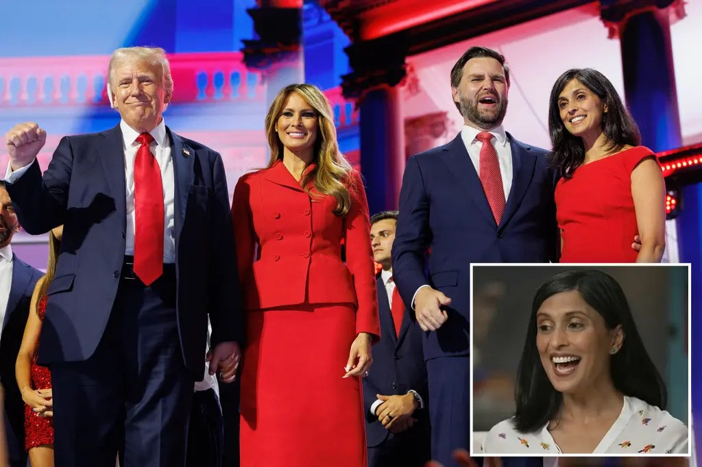 أوشا فانس تبدي استعدادها لدعم قرار جي دي فانس بشأن الترشح لرئاسة الولايات المتحدة في 2028