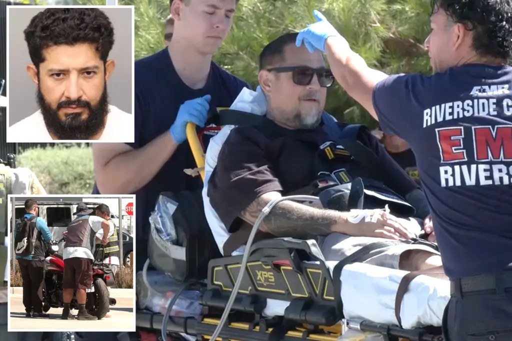اعتقال سائق دراجة نارية بعد اندفاعه عمدًا وسط احتجاج لنقابة تيمسترز قرب مستودع أمازون في ريفرسايد
