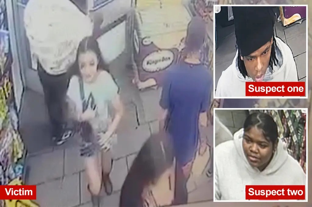 مشتبه بهما يعتديان على طالبة داخل 7-Eleven في هوليوود لسرقة سلسال ذهبي