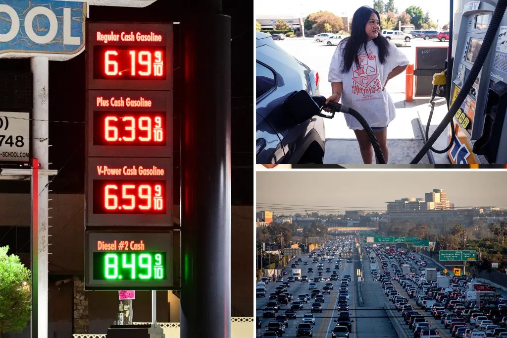 كاليفورنيا تسجل أعلى ضريبة ولائية على البنزين عند 73.6 سنتًا للغالون
