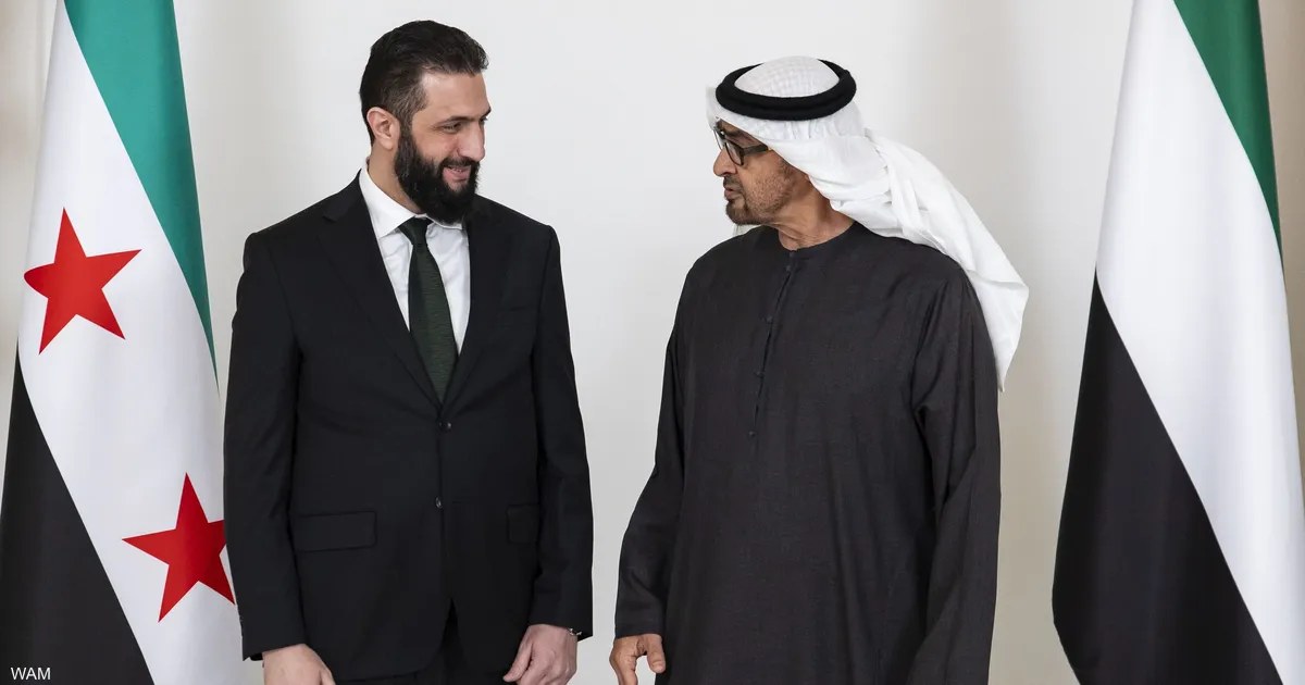 الإمارات وسوريا تبحثان توسيع التعاون التنموي والاقتصادي