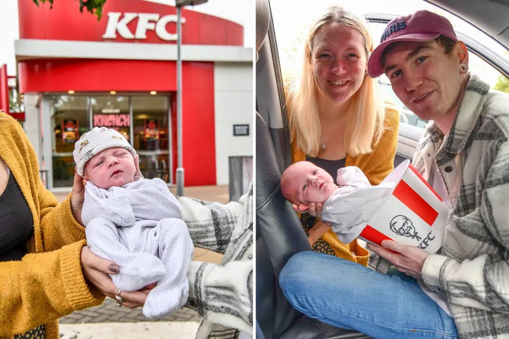 مولود في موقف «KFC» بإنجلترا يحمل لقب «كولونيل كودي»