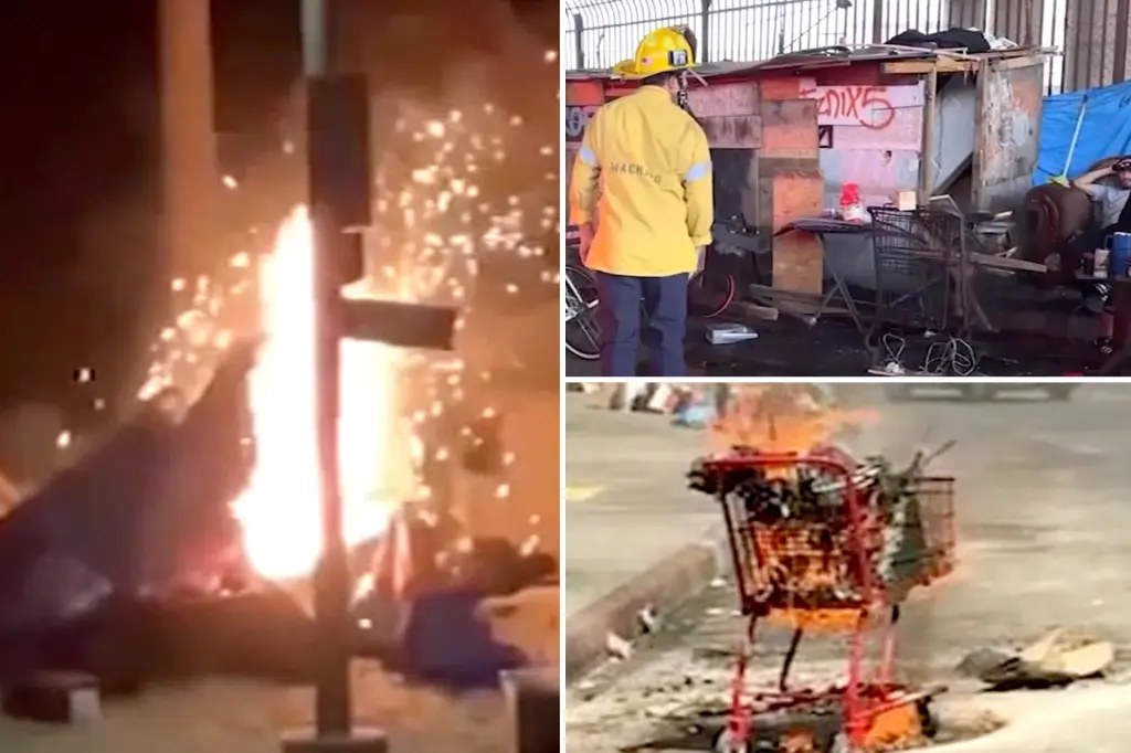 تسجيل أكثر من 12 ألف حريق مرتبط بالمشردين في لوس أنجلوس