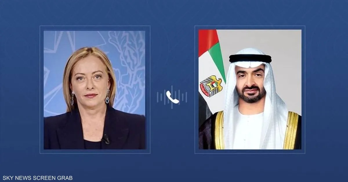 الإمارات وإيطاليا تبحثان تطورات الشرق الأوسط وتعزيز التعاون الاقتصادي