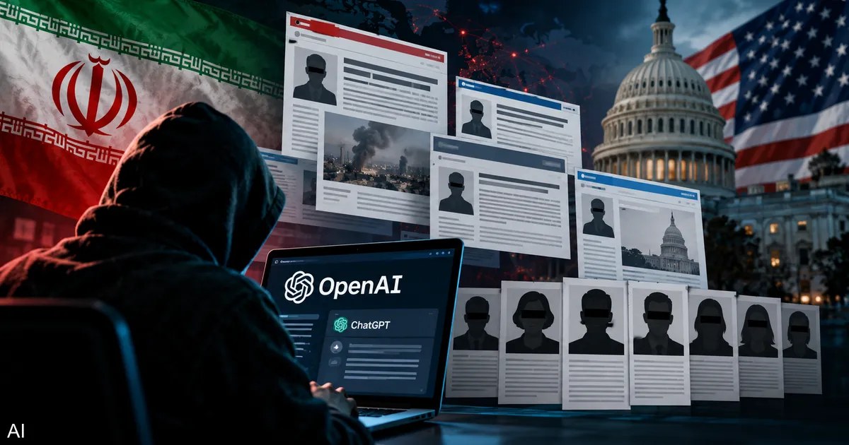 شركة ذكاء اصطناعي تكشف نشر قرابة 100 مقال بأسماء صحفيين وهميين ضمن نشاط مرتبط بجهات تعمل من إيران