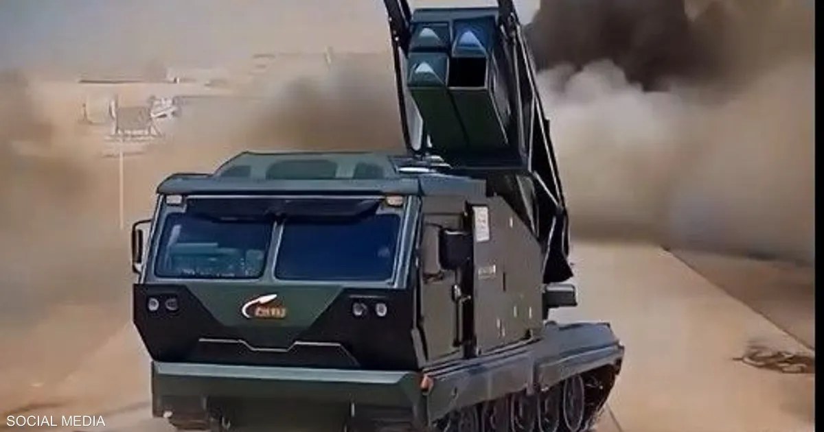 مصر تنشر فيديو لراجمة الصواريخ الموجهة «ردع 300»
