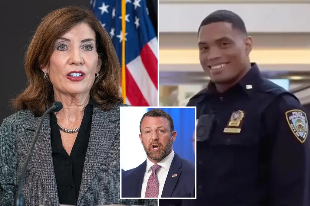 مسؤول الأمن الداخلي الأمريكي ينتقد حاكمة نيويورك لصمتها عن طعن محقق شرطة وانتقادها إطلاق عناصر الهجرة النار