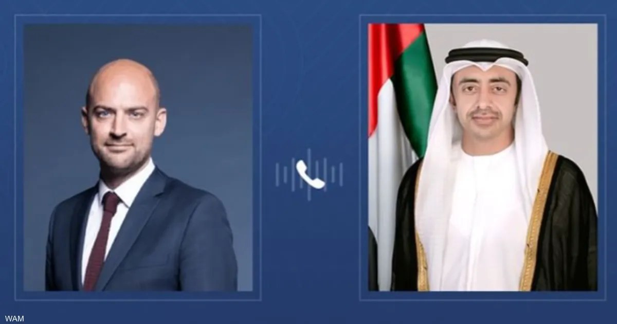 وزير خارجية فرنسا يبحث مع عبدالله بن زايد العلاقات الثنائية وتطورات الشرق الأوسط