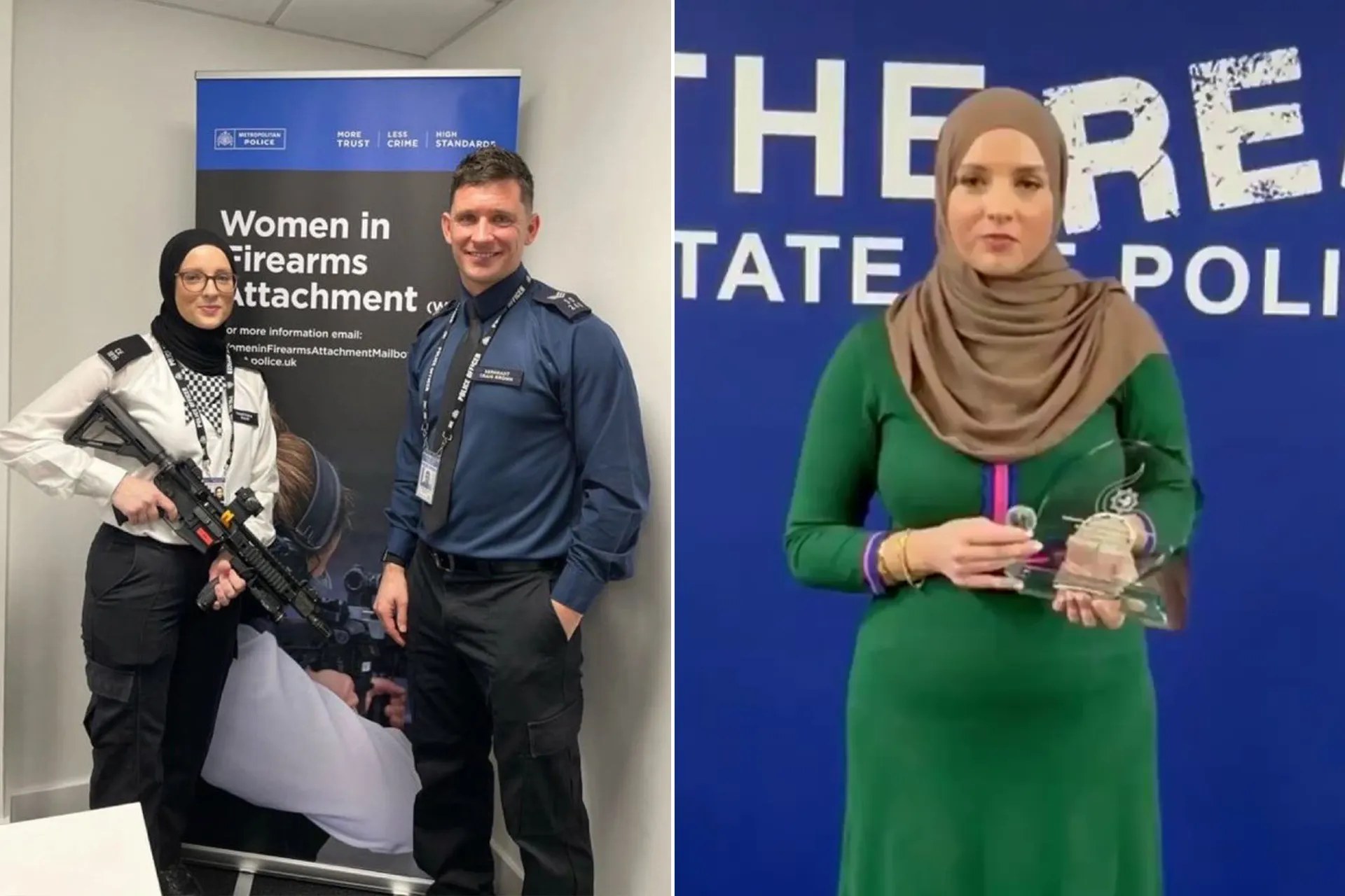 مفوض شرطة العاصمة في المملكة المتحدة يدين إساءات عنصرية عقب تكريم شرطية مسلمة