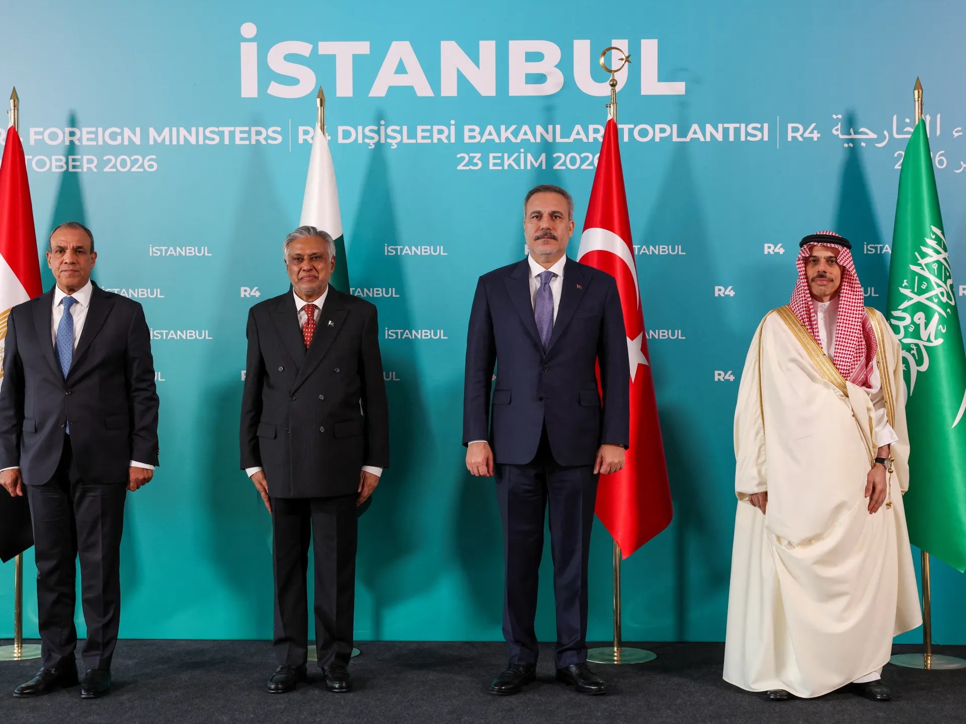وزراء 4 دول في تركيا يحمّلون الاحتلال الإسرائيلي مسؤولية عدم استقرار المنطقة