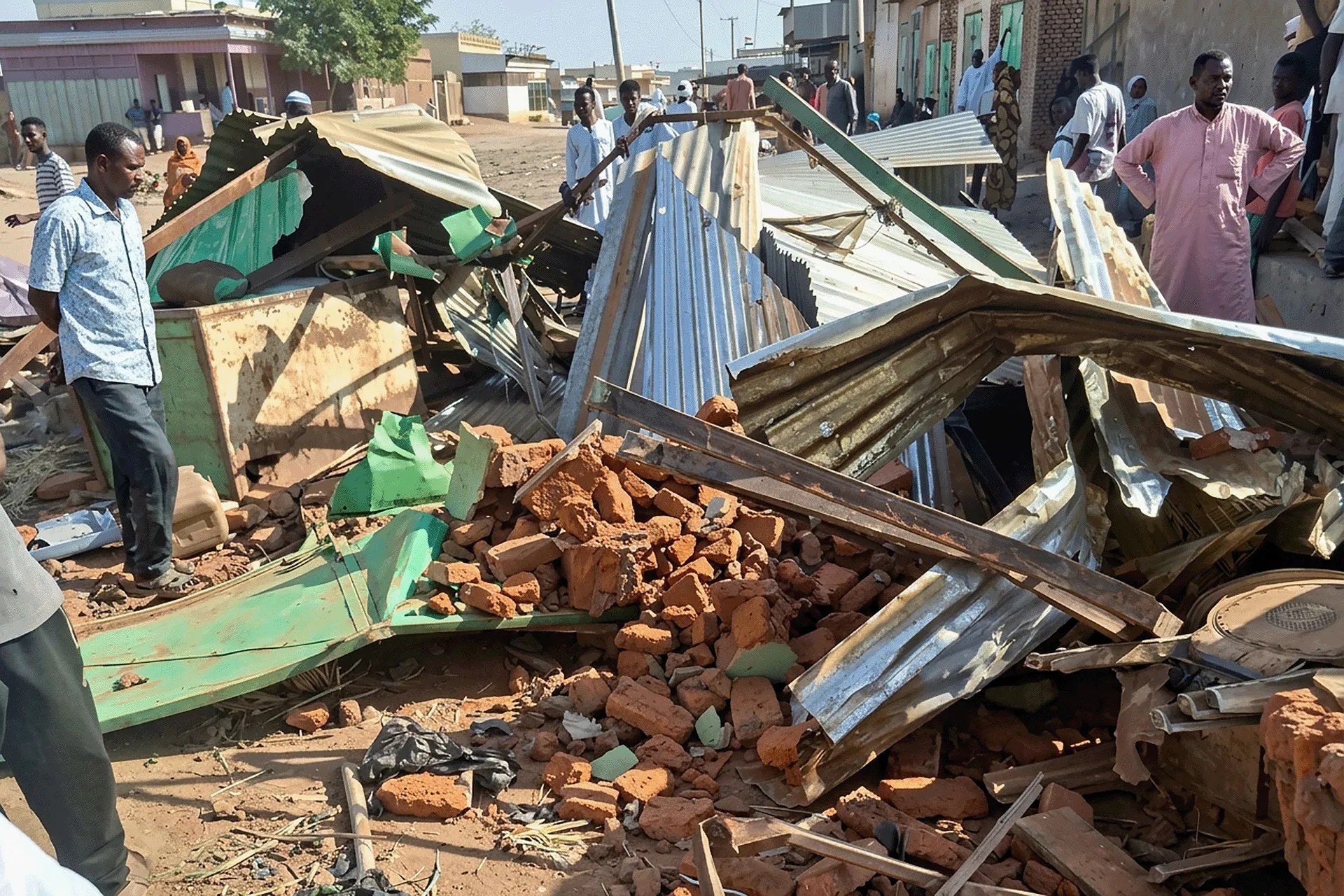 مقتل 21 شخصًا وإصابة أكثر من 40 بقصف سوق في السودان