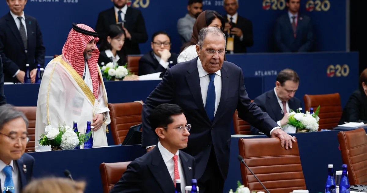 لافروف: لا تقدم في العلاقات مع واشنطن عقب اجتماع مجموعة العشرين